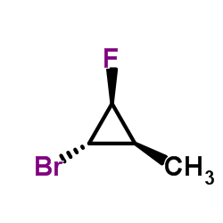 Cyclopropane, 1-bromo-2-fluoro-3-methyl-, (1R,2R,3S)-rel- (9CI)结构式