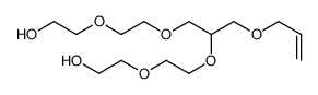 2-[2-[2-[2-(2-hydroxyethoxy)ethoxy]-3-prop-2-enoxypropoxy]ethoxy]ethanol结构式