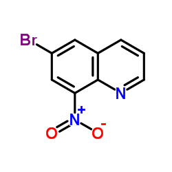 6-Bromo-8-nitroquinoline Structure
