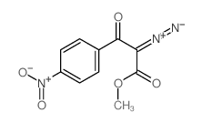 imino-[1-methoxycarbonyl-2-(4-nitrophenyl)-2-oxo-ethylidene]azanium结构式