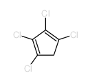 1,2,3,4-Tetrachloro-1,3-cyclopentadiene Structure