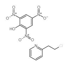 2-(2-chloroethyl)pyridine; 2,4,6-trinitrophenol结构式