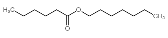 Hexanoic acid, heptylester structure