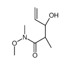 (2S,3R)-3-hydroxy-N-methoxy-N,2-dimethylpent-4-enamide结构式