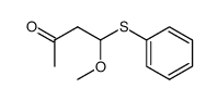 rac-4-methoxy-4-(phenylthio)-2-butanone Structure