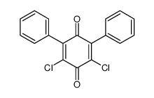 2,6-dichloro-3,5-diphenylcyclohexa-2,5-diene-1,4-dione结构式