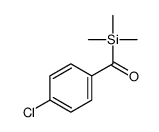 (4-chlorophenyl)-trimethylsilylmethanone结构式