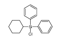 chloro-cyclohexyl-diphenylsilane结构式