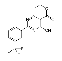 2,5-二氢-5-氧代-3-[3-(三氟甲基)苯基]-1,2,4-三嗪-6-羧酸乙酯结构式
