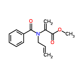 Methyl 2-[allyl(benzoyl)amino]acrylate Structure