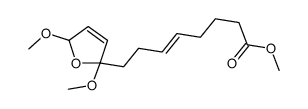 methyl 8-(2,5-dimethoxy-2H-furan-5-yl)oct-5-enoate Structure