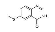 6-(methylthio)quinazolin-4(3H)-one结构式