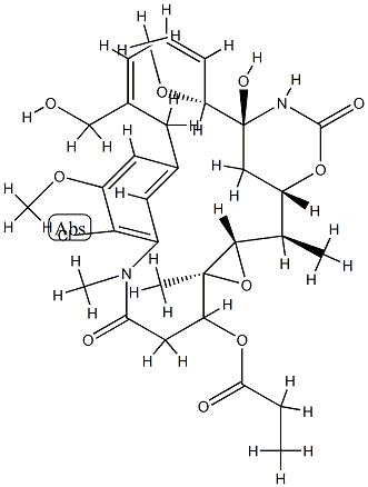 Maytansine, 2-de(acetylmethylamino)-30-hydroxy- picture