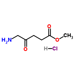 Methyl aminolevulinate hydrochloride structure