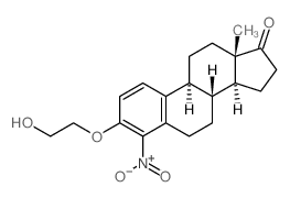 Estra-1,3,5(10)-trien-17-one,3-(2-hydroxyethoxy)-4-nitro- (9CI)结构式