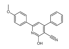 6-(4-methoxyphenyl)-2-oxo-4-phenyl-1H-pyridine-3-carbonitrile结构式