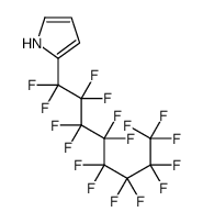 2-(1,1,2,2,3,3,4,4,5,5,6,6,7,7,8,8,8-heptadecafluorooctyl)-1H-pyrrole结构式
