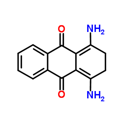 1,4-二氨基蒽醌(隐色体)结构式