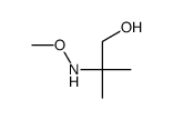 2-(methoxyamino)-2-methylpropan-1-ol Structure