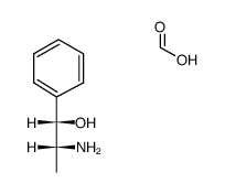 (1RS,2SR)-2-amino-1-phenyl-propan-1-ol, formate Structure