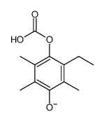 Carbonic acid, ethyl 4-hydroxy-2,3,5-trimethylphenyl ester (9CI)结构式