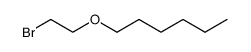 (2-bromo-ethyl)-hexyl ether Structure