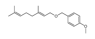 (E)-1-(1-((3,7-dimethylocta-2,6-dien-1-yl)oxy)methyl)-4-methoxybenzene Structure