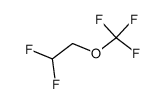 2,2-二氟乙基三氟甲醚结构式