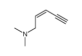 N,N-dimethylpent-2-en-4-yn-1-amine结构式