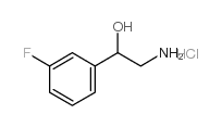 2-AMINO-1-(3-FLUOROPHENYL)ETHANOL HYDROCHLORIDE Structure