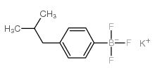 potassium (4-isobutylphenyl)trifluorborate Structure