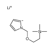 lithium,trimethyl-[2-(2H-pyrrol-2-id-1-ylmethoxy)ethyl]silane Structure