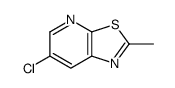 6-氯-2-甲基噻唑并[5,4-b]吡啶结构式