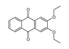 2,3-diethoxy-9,10-anthraquinone Structure