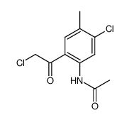 p-Acetotoluide,5-chloro-2-(chloroacetyl)- (1CI)结构式