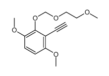 2-ethynyl-1,4-dimethoxy-3-(2-methoxyethoxymethoxy)benzene Structure