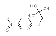 1-(2,2-dimethylpropylsulfanyl)-4-nitro-benzene结构式