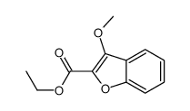 2-乙氧甲酰-3-甲氧基苯并呋喃结构式