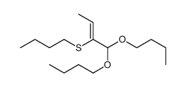 1,1-dibutoxy-2-butylsulfanylbut-2-ene Structure