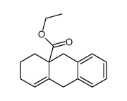 ethyl 3,4,9,10-tetrahydro-2H-anthracene-4a-carboxylate结构式