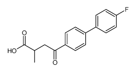 [1,1'-Biphenyl]-4-butanoic acid, 4'-fluoro-α-methyl-γ-oxo Structure