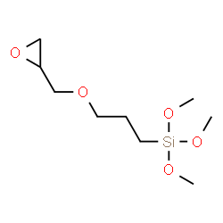 3-(Trimethoxysilyl)propyl glycidyl ether structure