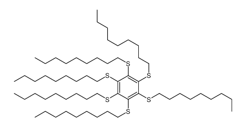 1,2,3,4,5,6-hexakis(nonylsulfanyl)benzene Structure