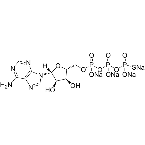 ATP-γ-S tetrasodium结构式