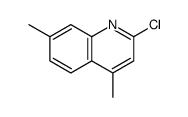2-氯-4,7-二甲基喹啉结构式