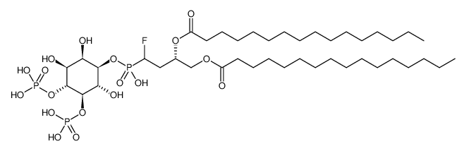 磷脂酰肌醇(4,5)P2A-氟膦酸酯结构式