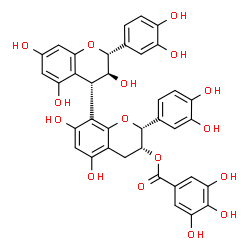 procyanidin B4 3'-O-gallate结构式