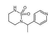 2-(1-pyridin-4-ylethyl)-1,2,6-thiadiazinane 1,1-dioxide结构式