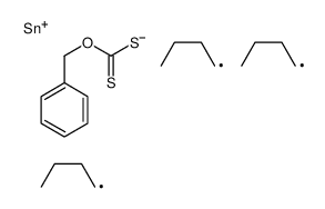 O-benzyl tributylstannylsulfanylmethanethioate Structure