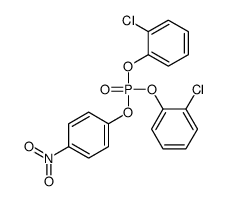 bis(2-chlorophenyl) (4-nitrophenyl) phosphate结构式
